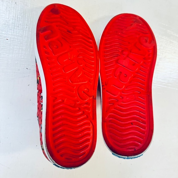 Native Disney Slip-On Jefferson Minnie Print Water Sneakers M5 W7 - Picture 10 of 11